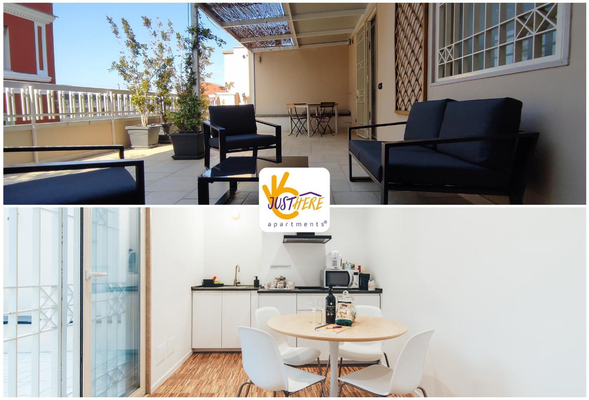 Just Here Apartments - La Terrazza باري المظهر الخارجي الصورة